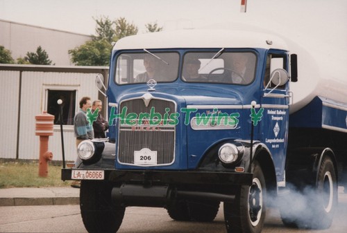 Originalphoto lkw man oldtimer - lkw,