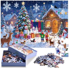 Weihnachtspuzzle Kinder 100