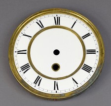 Altes Email Zifferblatt f Regulator Wanduhr f Uhrmacher clock dial