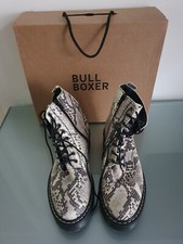 Neu! Original BULLBOXER Boots Stiefel Größe 36 Kroko Optik TOP!