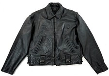 TAYLORS US Police Officer Biker Lederjacke  54 L-XL