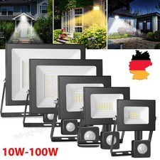 LED Außen Strahler Fluter Mit Bewegungsmelder Scheinwerfer 10W 20W 30W 50W 100W 