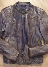 Manguun Damen Lederjacke, dunkelgrau, 36, 100% Leder, neuwertig!