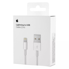 Original Apple 2m USB Lightning Ladekabel MD819ZM/A iPhone 11 XR XS iPad Air Pro
