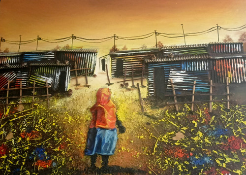 Masoko original mixed media - original,