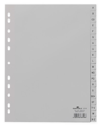 Durable register z grau - register,
