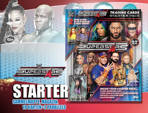 Topps wwe wrestling superstars - wwe,