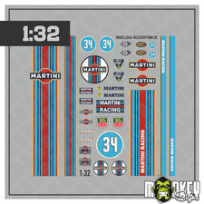 Martini Decal Set 1:32 Racing
