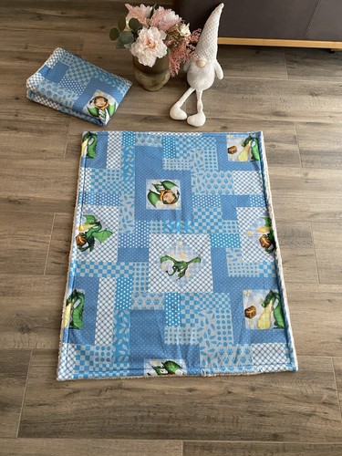 Babydecke handarbeit drachen - babydecke,