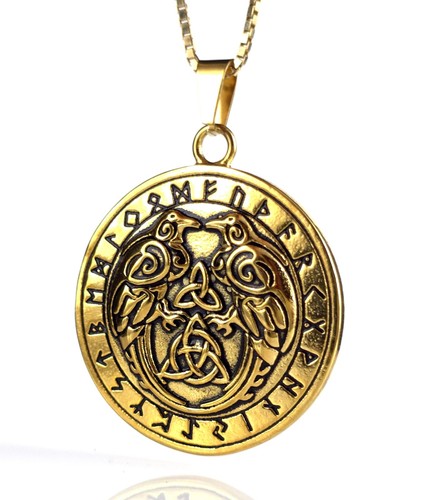 Anhänger viking odins - odins, raben