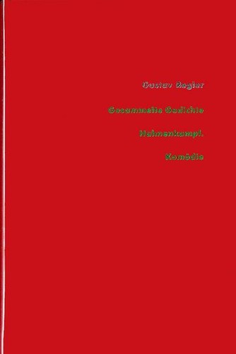 Werke gesammelte gedichte - gedichte, /