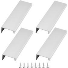 Versteckte Türgriffe Möbelgriffe modern Aluminium Schrankgriff 4 Stück