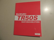 Wartungs Reparatur Werkstatt hand buch Suzuki TR 50 S Street Magic  1998