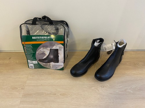 Leder reitstiefelette neu - leder,