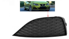 fur SEAT IBIZA IV (08-12) Stoßstange Gitter Blende Vorne Links SCHWARZ