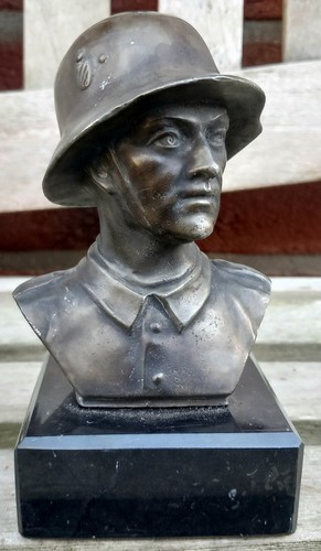 Büste bronze unbekannter - büste,