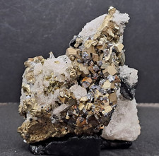 Pyrit, Bergkristall, Calcit