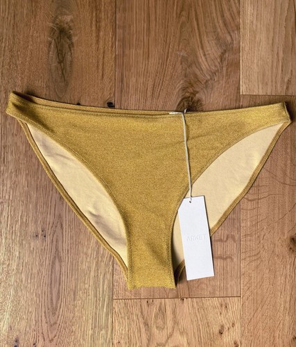Arket bikinihose gold metallic - arket,