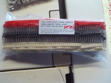 1 Btl. 1N4007-E3/7, Dioden 1000V/1A, Vishay, gegurtet, NOS, (X-20)