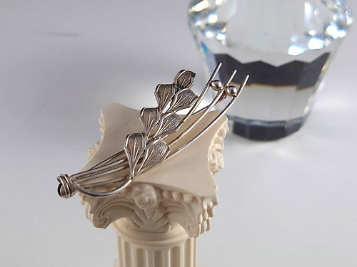 Elegante brosche aus 800er - brosche,