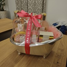 Bad Geschenkset Frauen Lavendel Wellness Set Deko Badewanne Geschenk