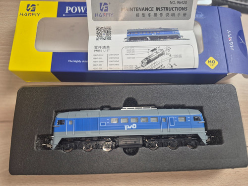 Russische diesellok - dc,