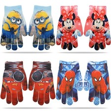 Kinder Handschuhe Strickhandschuhe Strick Finger Minnie Paw Patrol Cars ab 5,90€