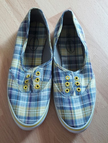 Blau gelb kariert - blau-gelb, "graceland