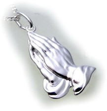 Neu Anhänger betende Hände