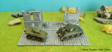 2. Weltkrieg Diorama für Panzer Militär Modelle Fahrzeuge Maßstab 1/72 oder 1/87