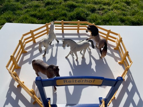 Schleich 40168 reiterhof zaun - reiterhof,