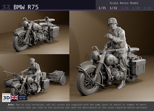 Bmw r75 ww2 motorrad mit - bmw, (mit