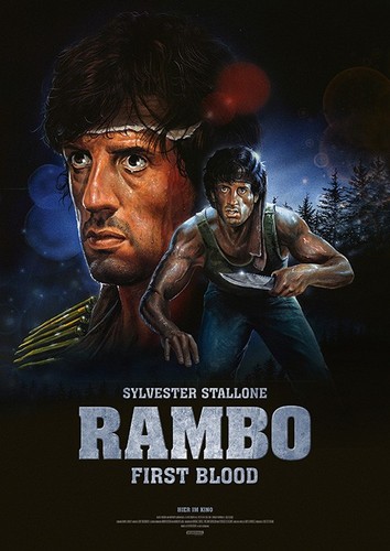 Rambo orig kinoplakat a1 - rambo,