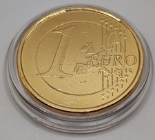 Gold euro münze - gold, 24