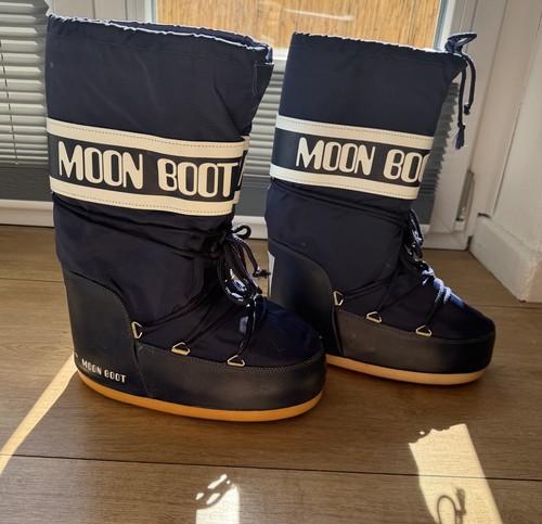 Moon boot icon nylon blau - icon,