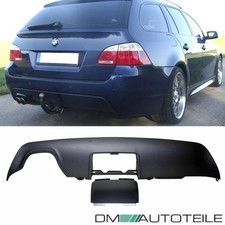 Diffusor +Klappe passt für BMW E60 E61 M Stoßstange mit Anhängerkupplung 03-10