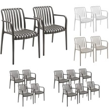 Gartenstühle Balkonstuhl Outdoormöbel wetterfest pflegeleicht modernes Design