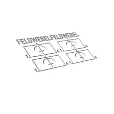 Taktisches Zeichen Kradtrupp +