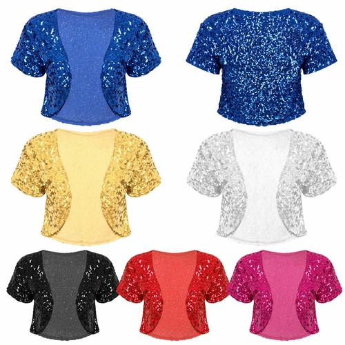 Damen pailletten bolero kurze - damen,