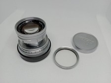Leica Summicron 5cm 50mm F/2 1:2 Collapsile + Leica UVa f. Leica M EXCELLENT