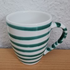Gmundner Keramik Tasse grüngeflammt L5C