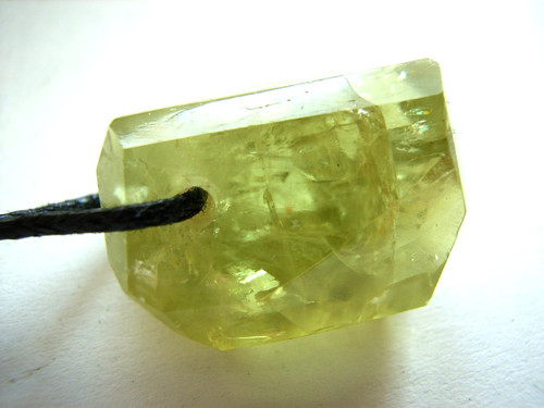 Gelb grüner apatit mit - gelb-grüner,