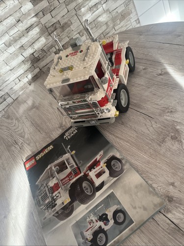 Lego model team racing truck - team,