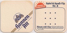 Hannen Alt - alter Bierdeckel