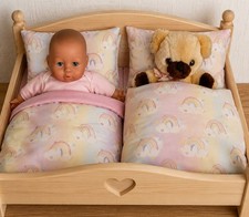 Puppenbettwäsche set - puppenbettwäsche,