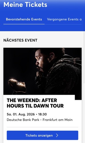 The weeknd konzert frankfurt - the,