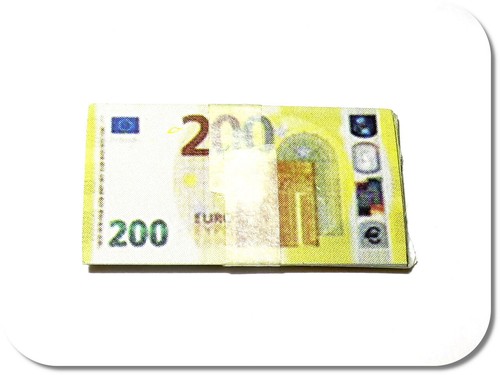 Miniatur geld euro scheine - geld,, euro-scheine