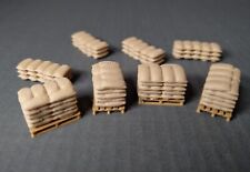 Ladegut Säcke / Paletten, Set 12teilig, Spur H0, 1:87, Modelleisenbahn, Lager