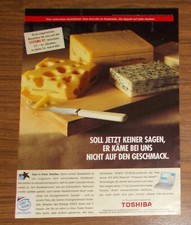 Seltene Werbung TOSHIBA
