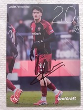 Autogrammkarte Javier